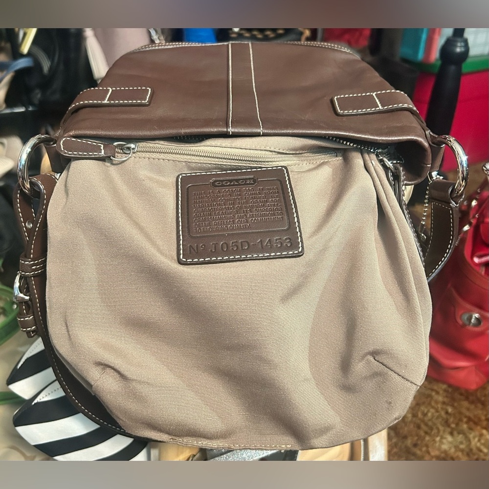 2005 True Vintage Coach All Leather Soho Slim Duffel Shoulder Bag MINT! - Picture 10 of 11